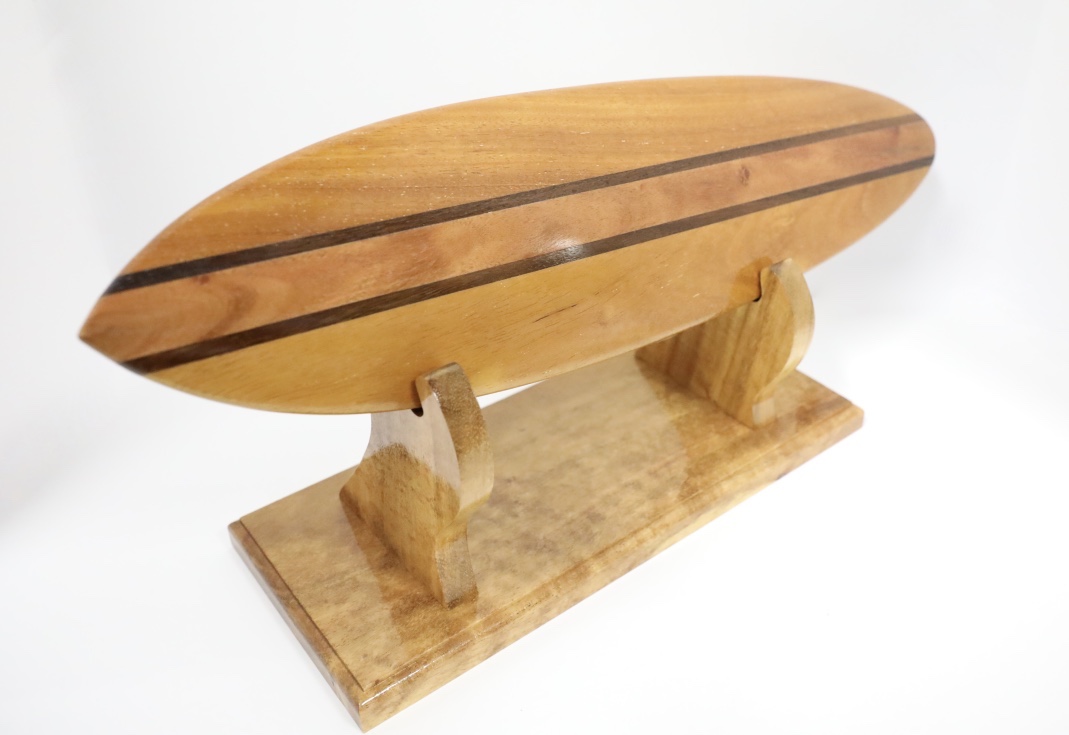 Wood surfboard